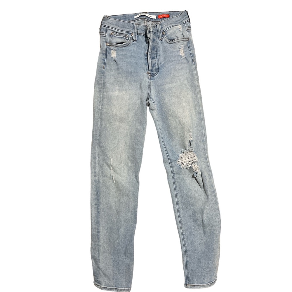 Celebrity pink high rise skinny jeans